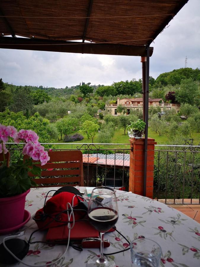 Appartement "La Casa Di Maria Luce" Con Terrazza Panoramica à Gaiole in Chianti Extérieur photo
