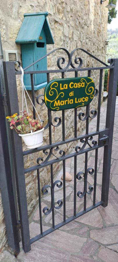 Appartement "La Casa Di Maria Luce" Con Terrazza Panoramica à Gaiole in Chianti Extérieur photo