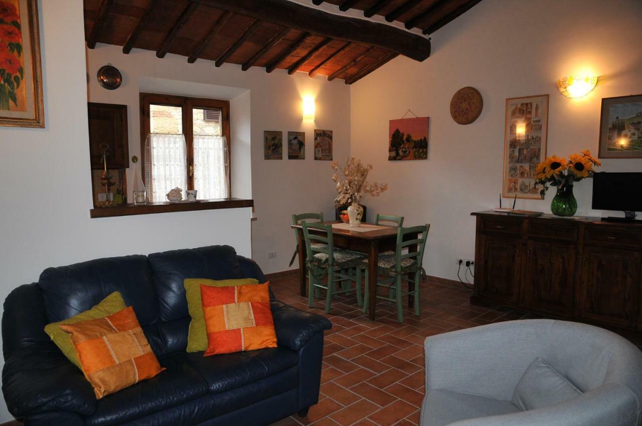 Appartement "La Casa Di Maria Luce" Con Terrazza Panoramica à Gaiole in Chianti Extérieur photo